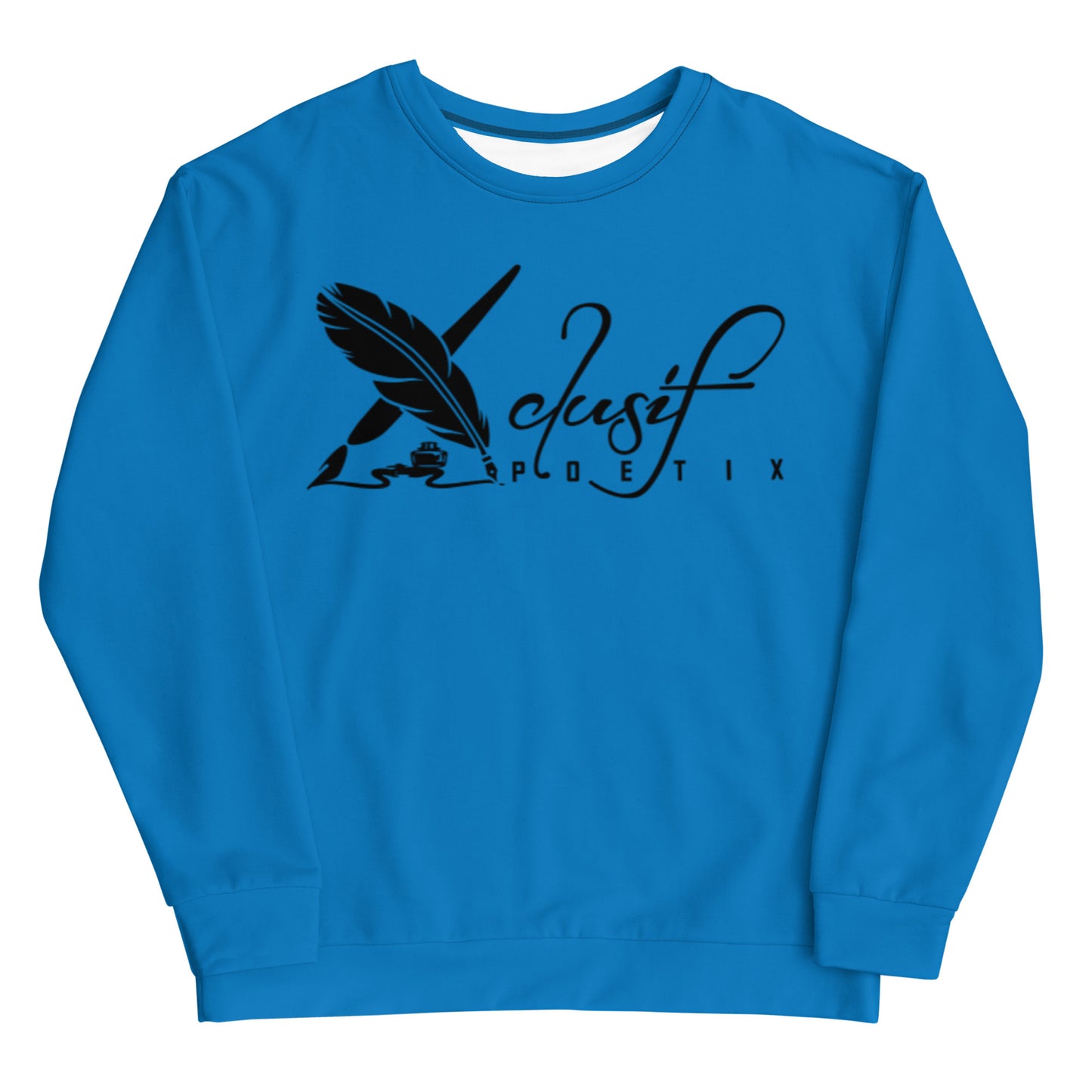 XCLUSIF POETIX BLUE & BLACK Unisex Sweatshirt