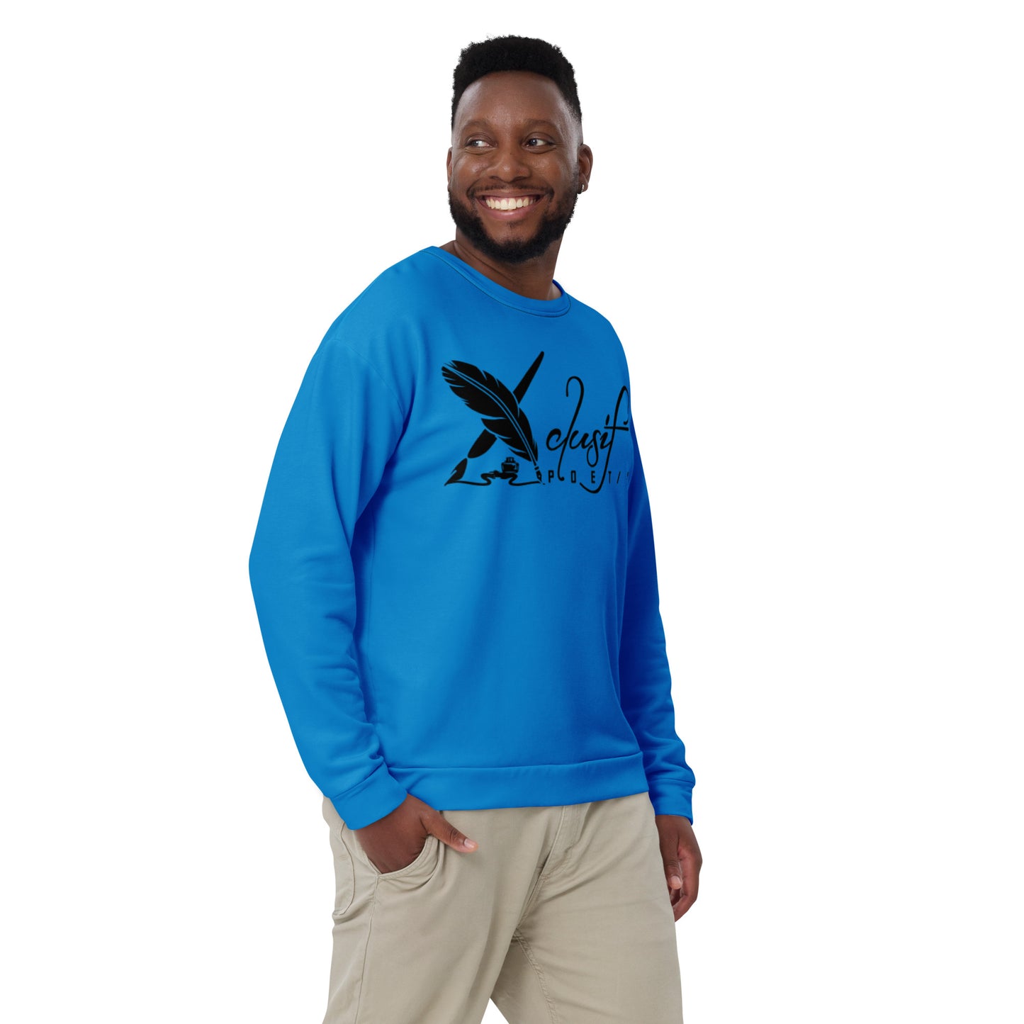 XCLUSIF POETIX BLUE & BLACK Unisex Sweatshirt