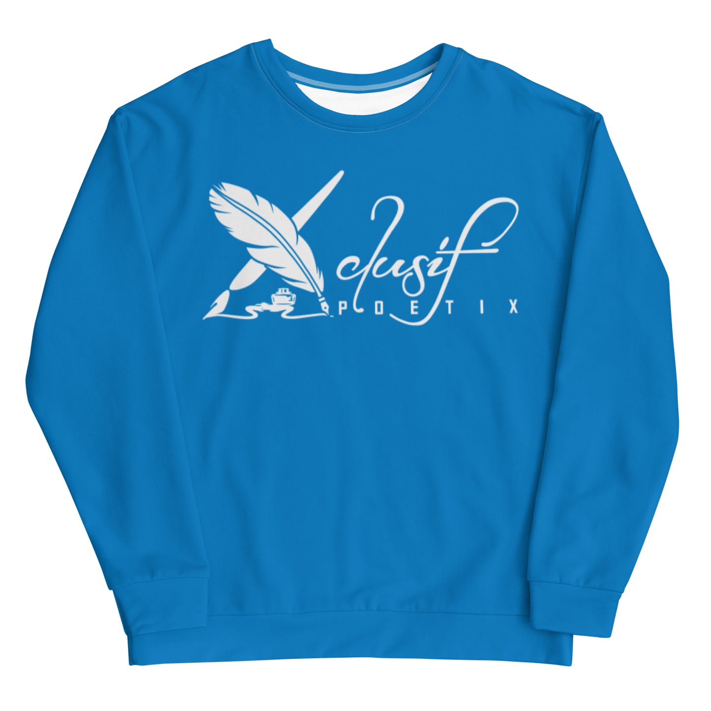 XCLUSIF POETIX BLUE & WHITE Unisex Sweatshirt