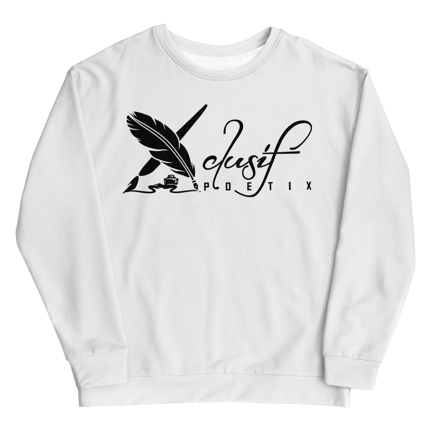 XCLUSIF POETIX WHITE & BLACK Unisex Sweatshirt