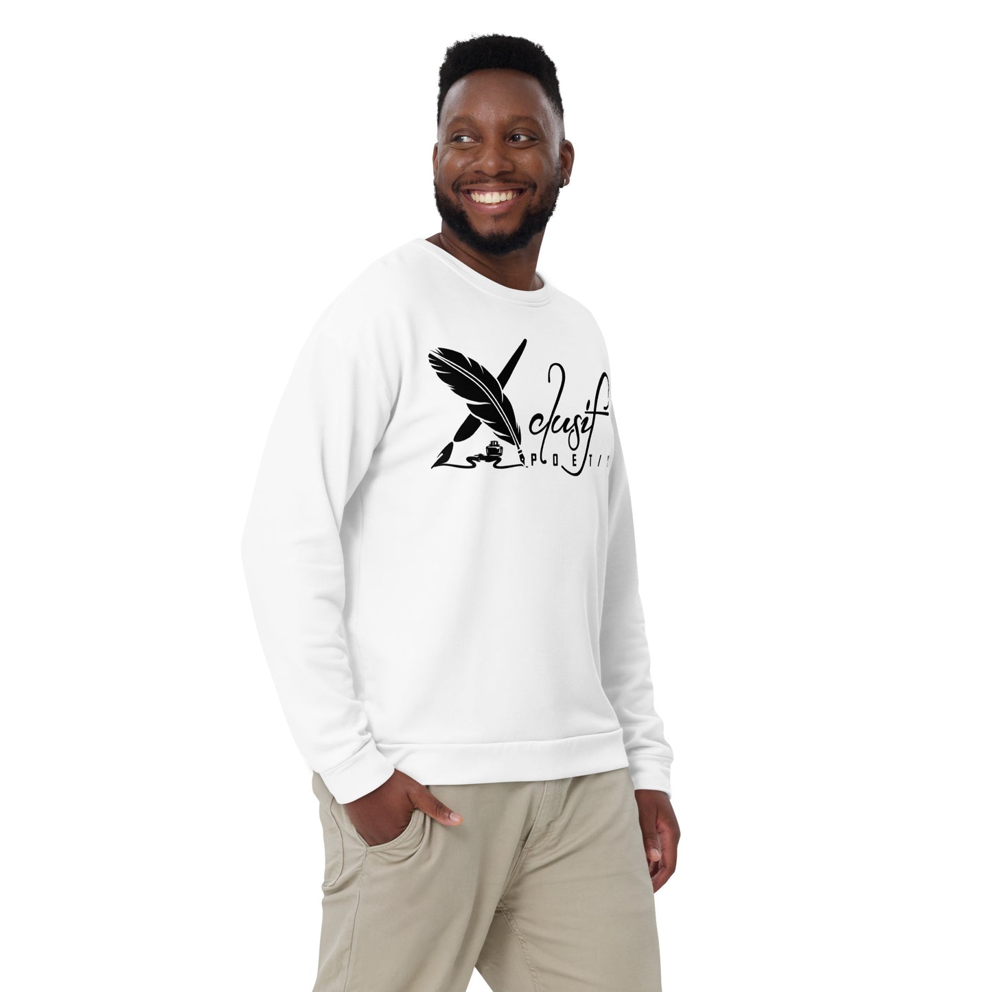 XCLUSIF POETIX WHITE & BLACK Unisex Sweatshirt