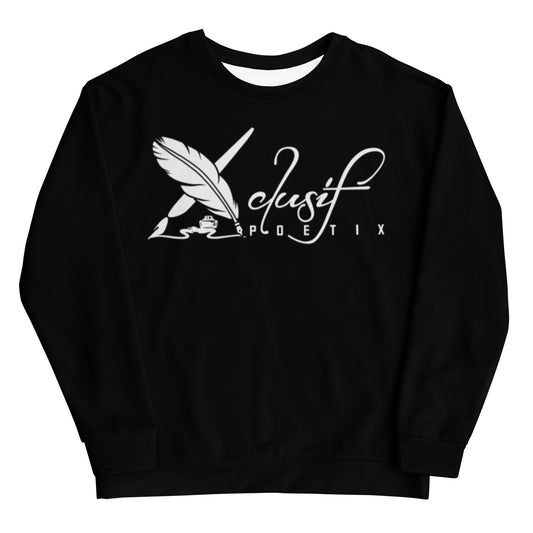 XCLUSIF POETIX BLACK & WHITE Unisex Sweatshirt