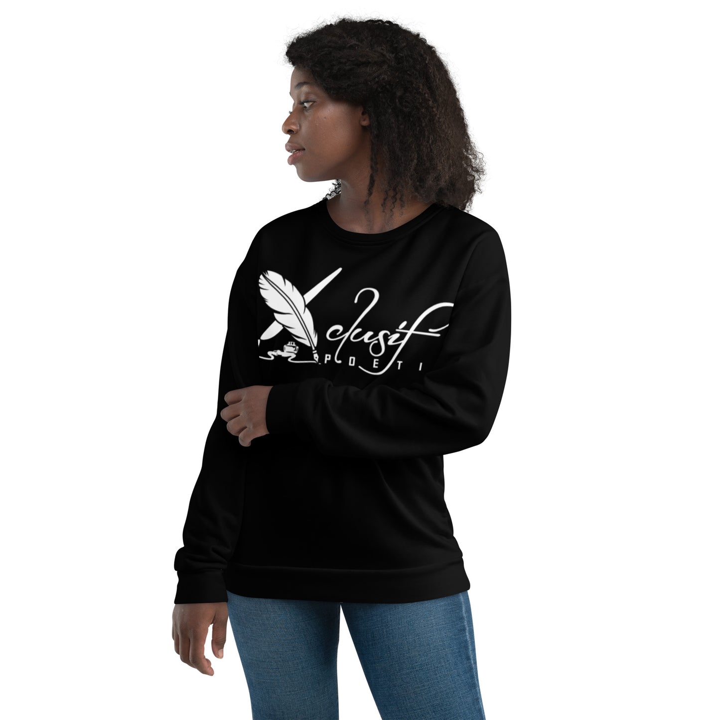 XCLUSIF POETIX BLACK & WHITE Unisex Sweatshirt