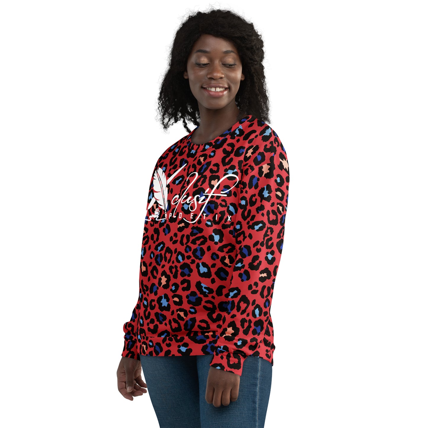 XCLUSIF POETIX RED LEOPARD Unisex Sweatshirt