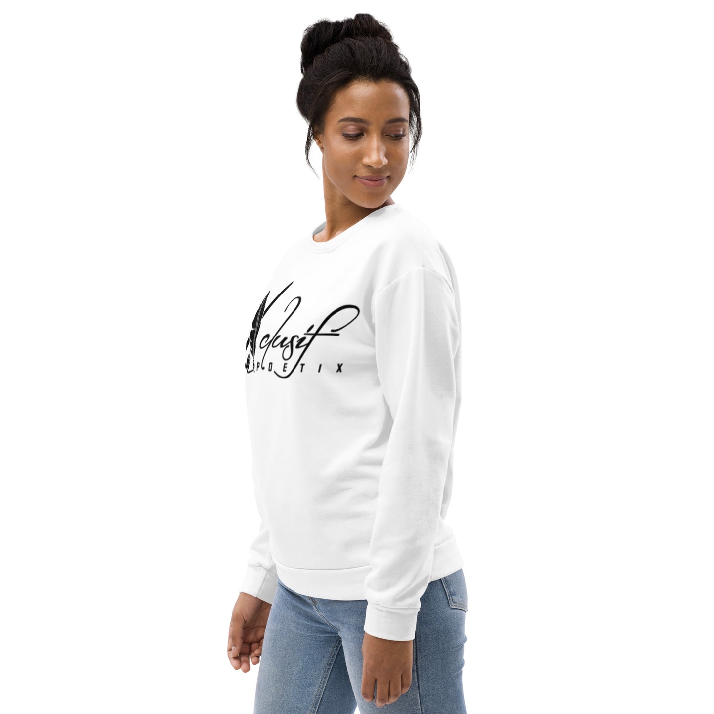 XCLUSIF POETIX WHITE & BLACK Unisex Sweatshirt