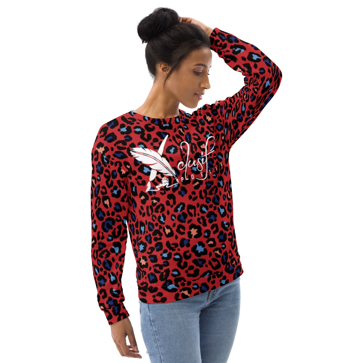 XCLUSIF POETIX RED LEOPARD Unisex Sweatshirt