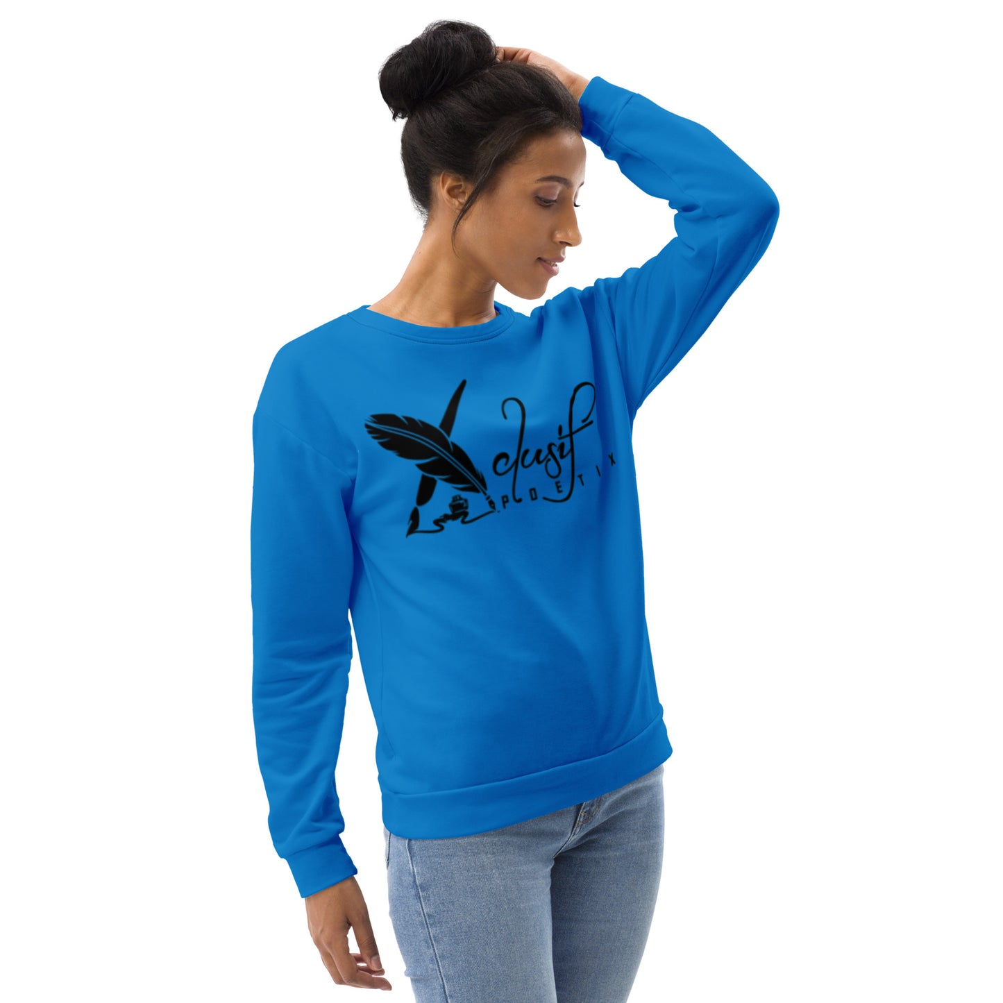 XCLUSIF POETIX BLUE & BLACK Unisex Sweatshirt