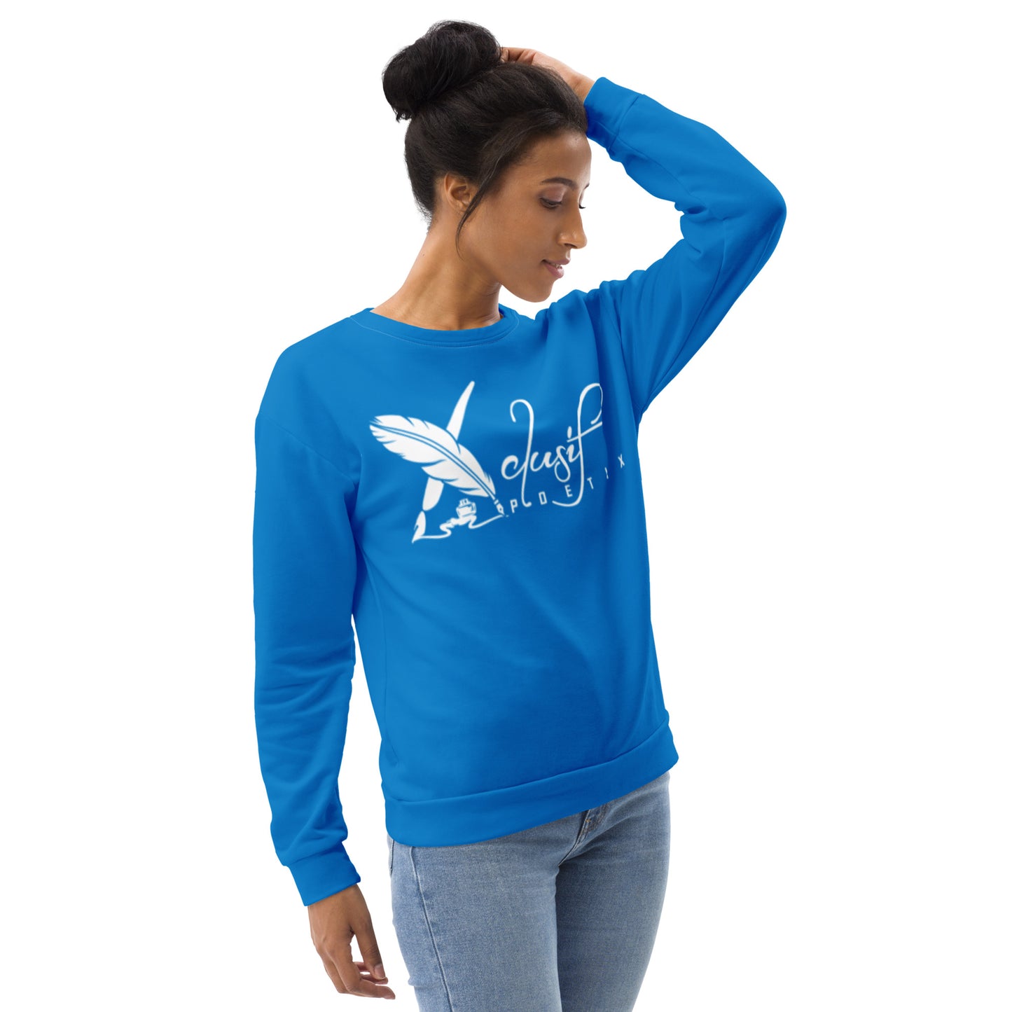 XCLUSIF POETIX BLUE & WHITE Unisex Sweatshirt