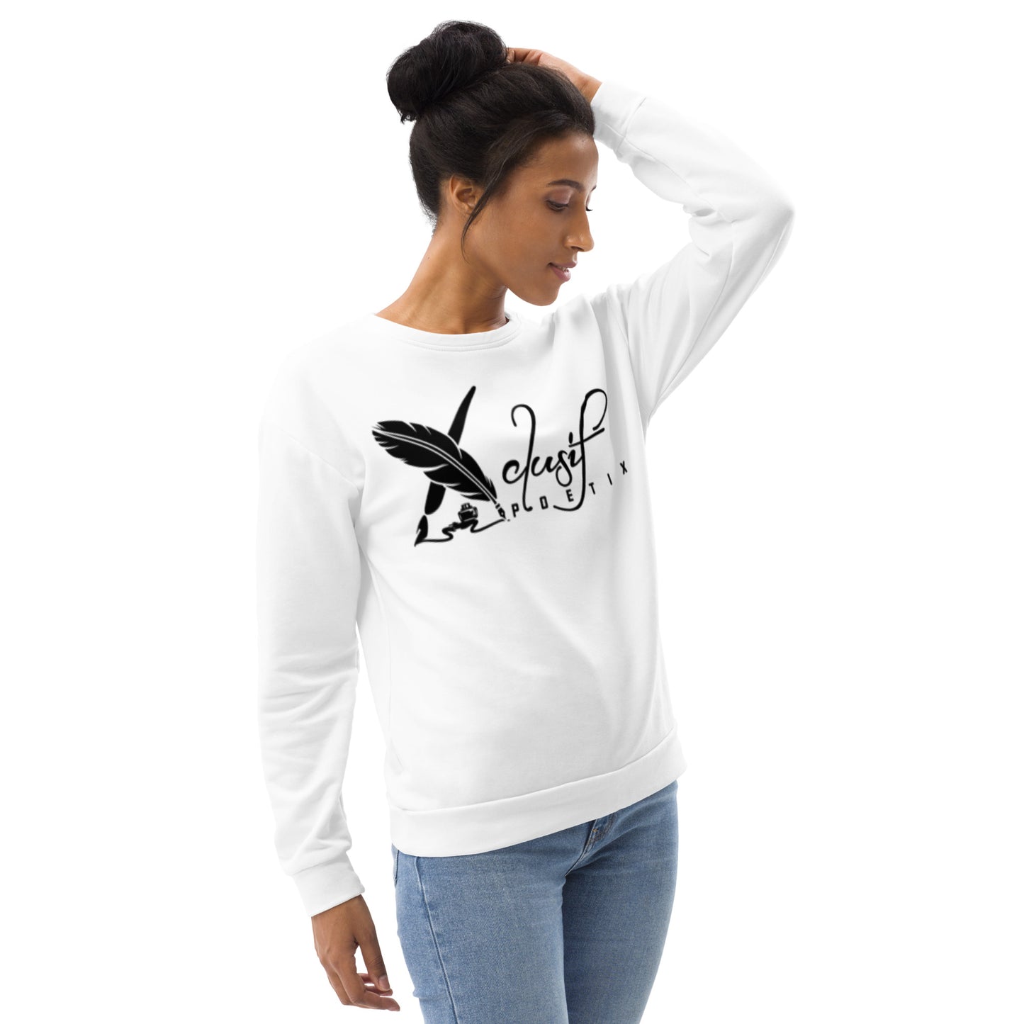 XCLUSIF POETIX WHITE & BLACK Unisex Sweatshirt