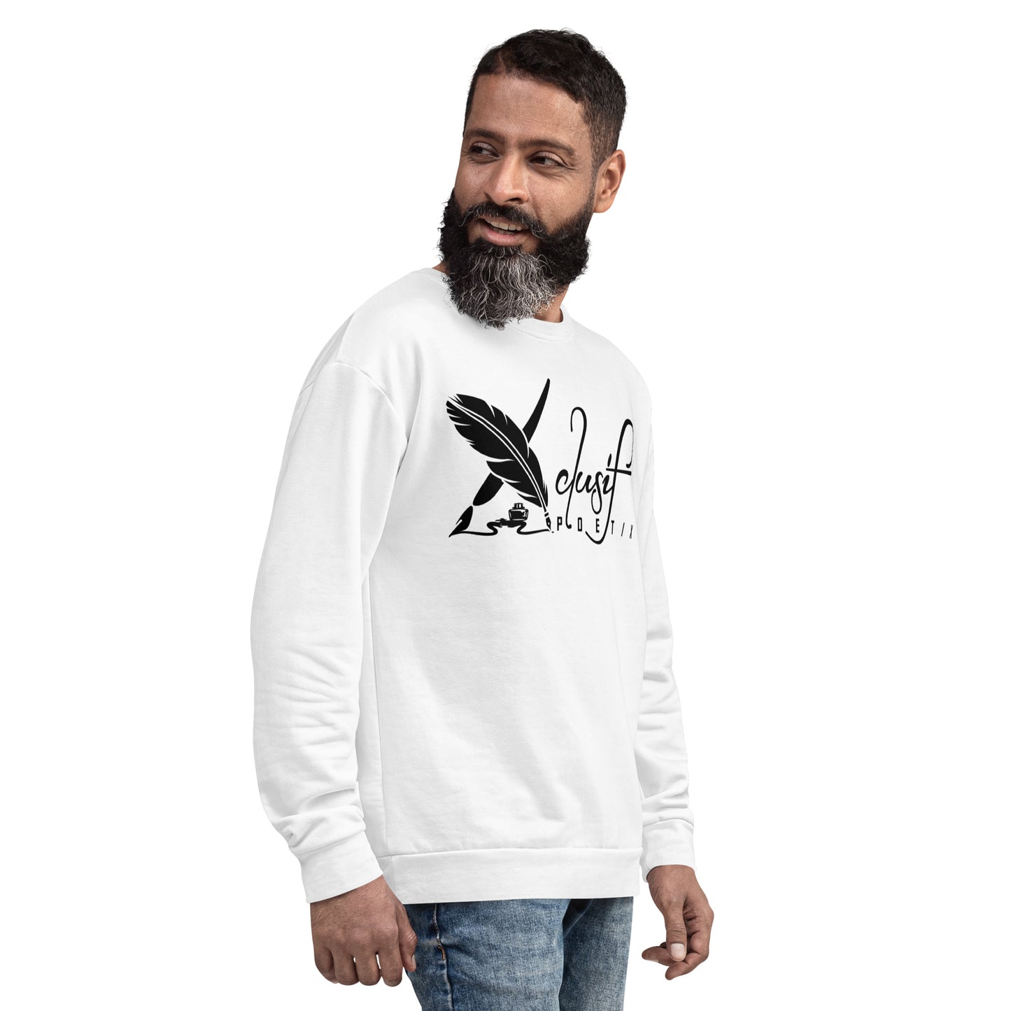 XCLUSIF POETIX WHITE & BLACK Unisex Sweatshirt