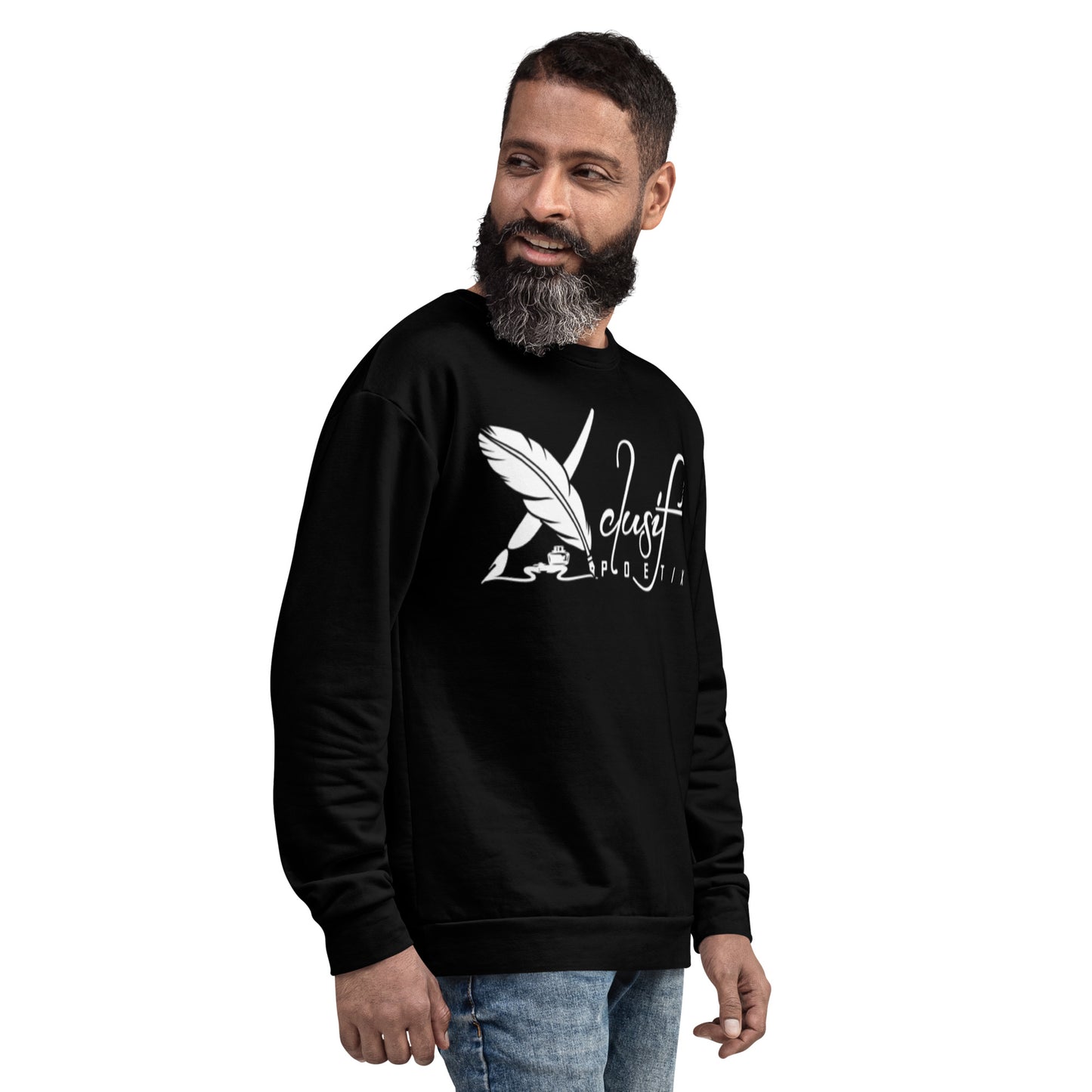 XCLUSIF POETIX BLACK & WHITE Unisex Sweatshirt