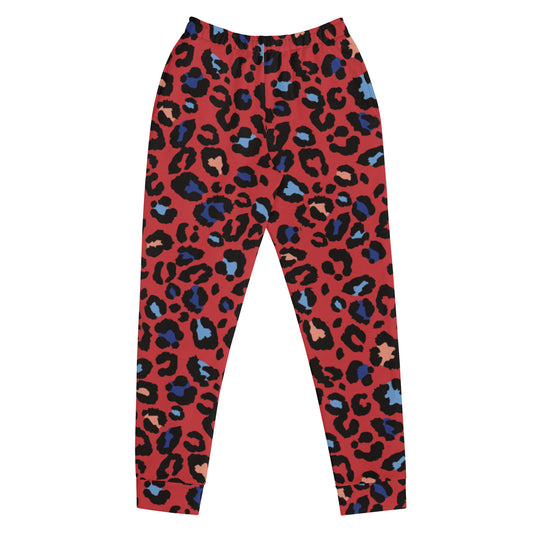 XCLUSIF POETIX RED LEOPARD Women's Joggers