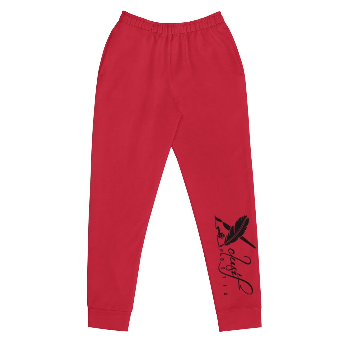 XCLUSIF POETIX RED & BLACK Women's Joggers