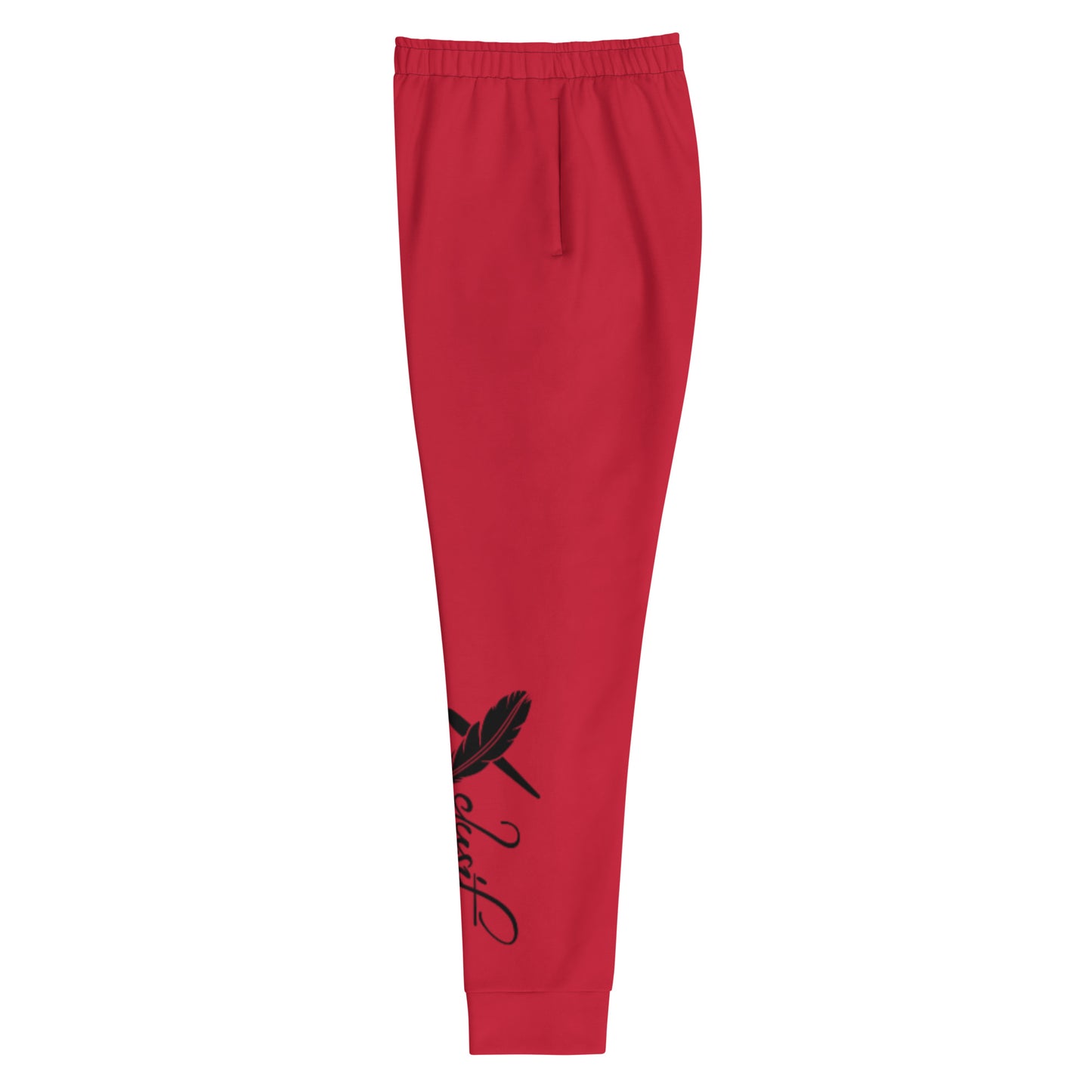 XCLUSIF POETIX RED & BLACK Women's Joggers