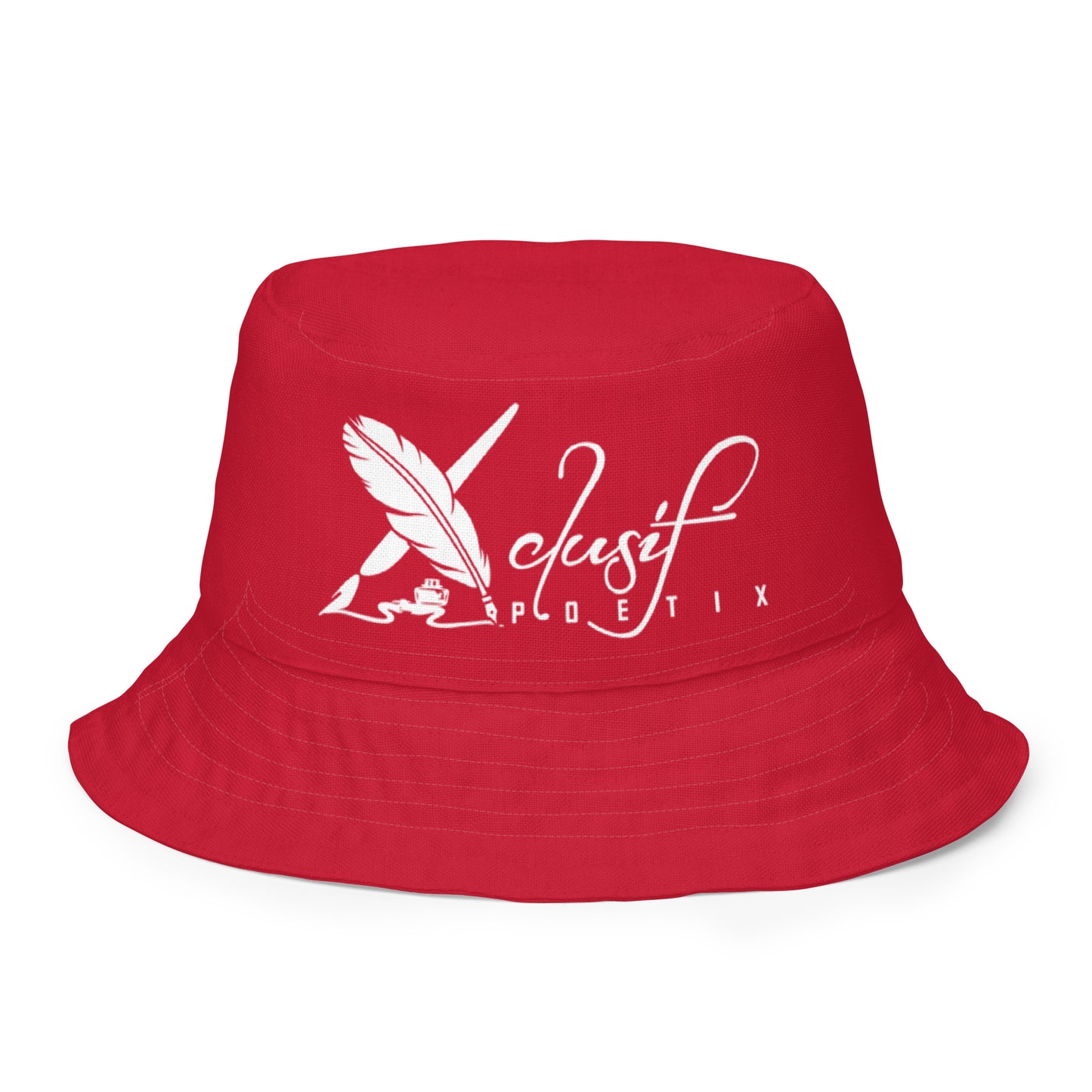 XCLUSIF POETIX RED Reversible bucket hat