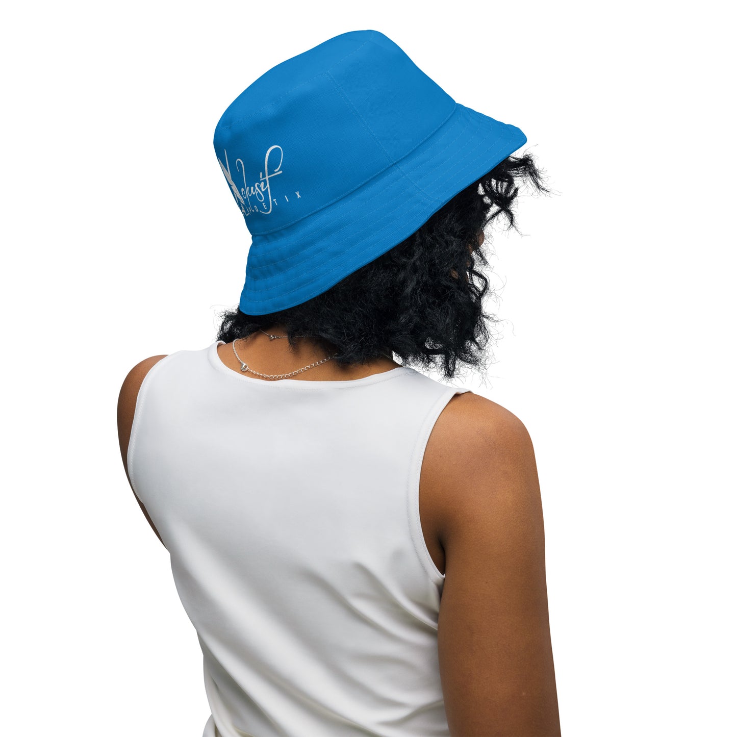 XCLUSIF POETIX BLUE Reversible bucket hat