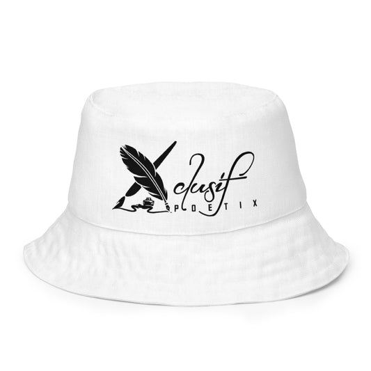 XCLUSIF POETIX WHITE Reversible bucket hat