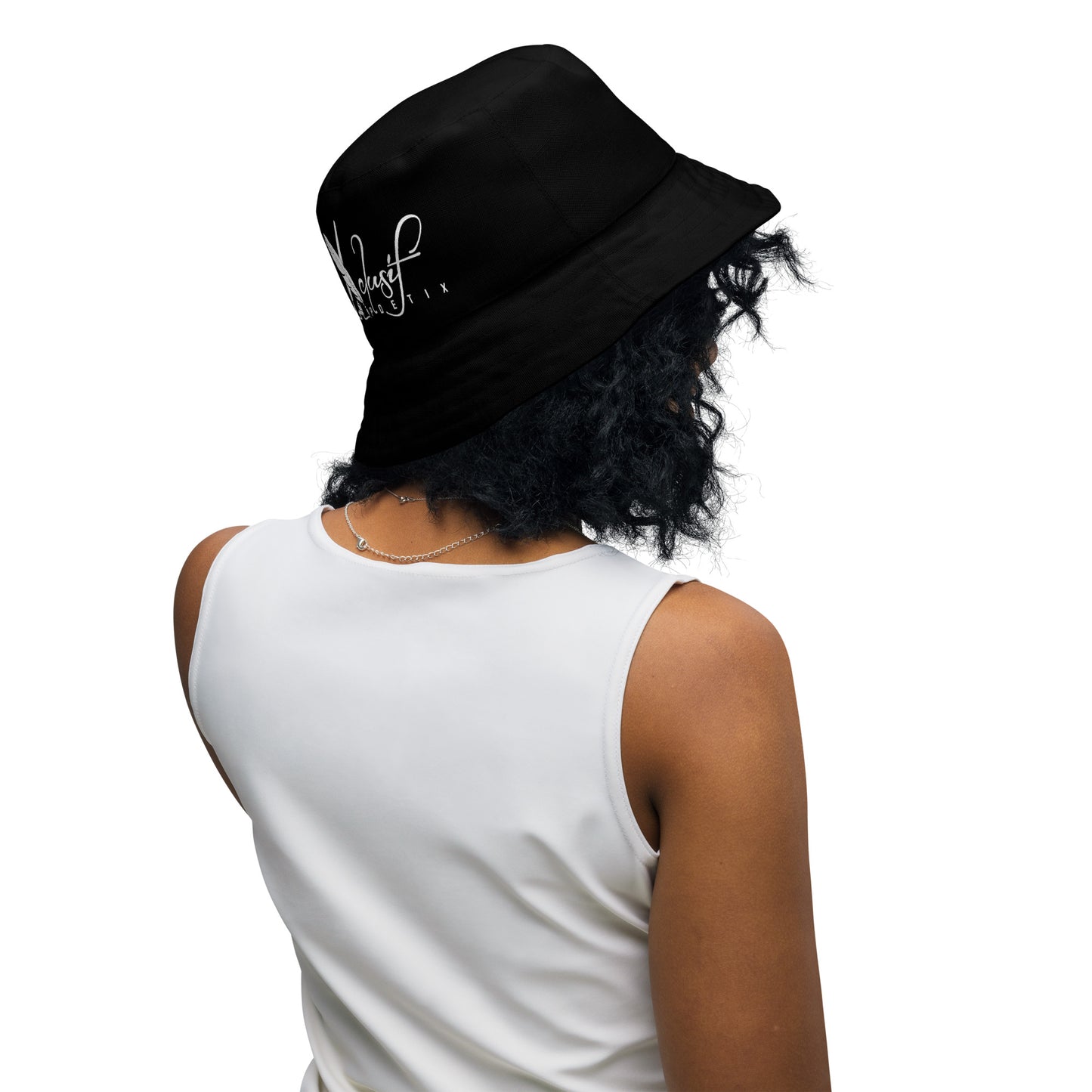 XCLUSIF POETIX BLACK Reversible bucket hat