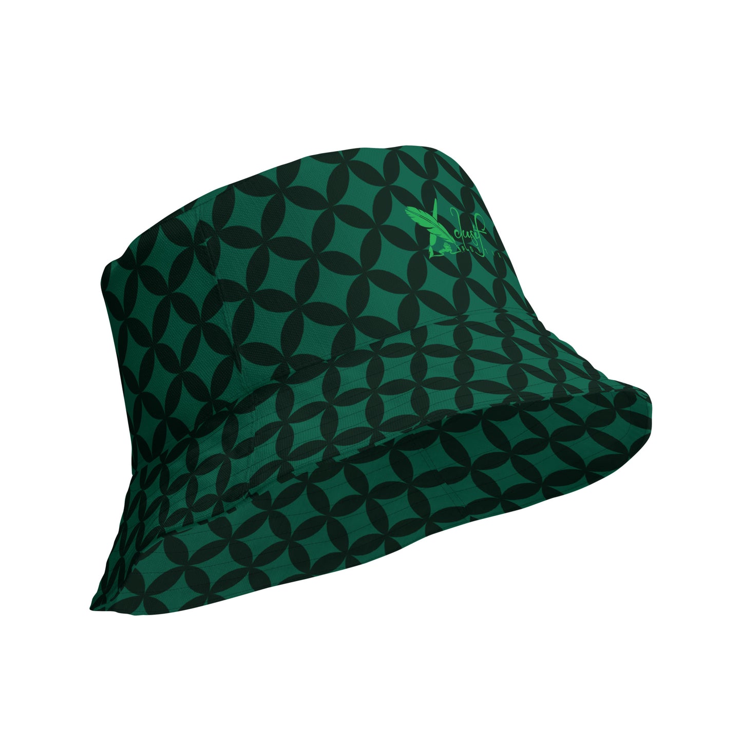 XCLUSIF POETIX LUXURY GREEN Reversible bucket hat