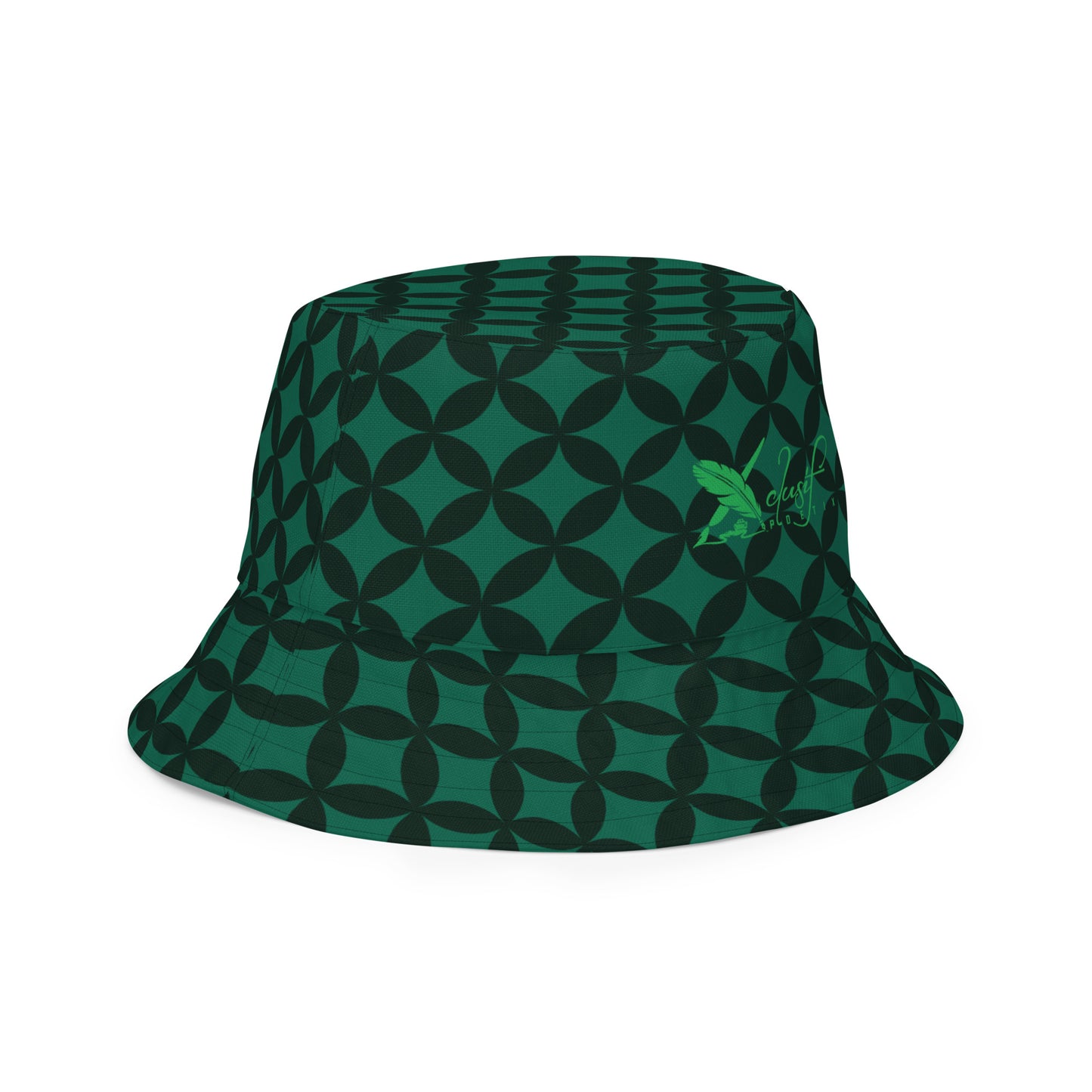 XCLUSIF POETIX LUXURY GREEN Reversible bucket hat