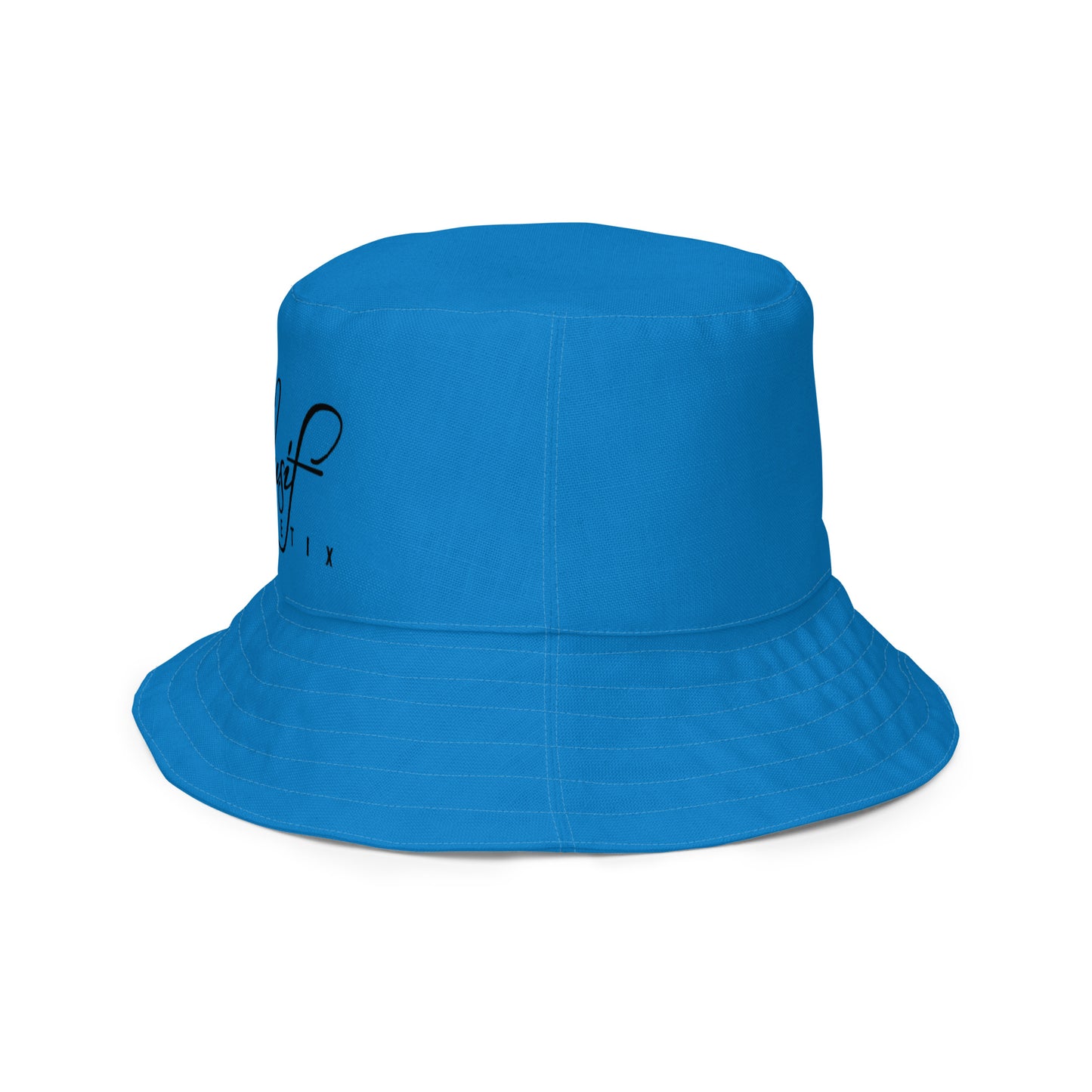 XCLUSIF POETIX BLUE Reversible bucket hat