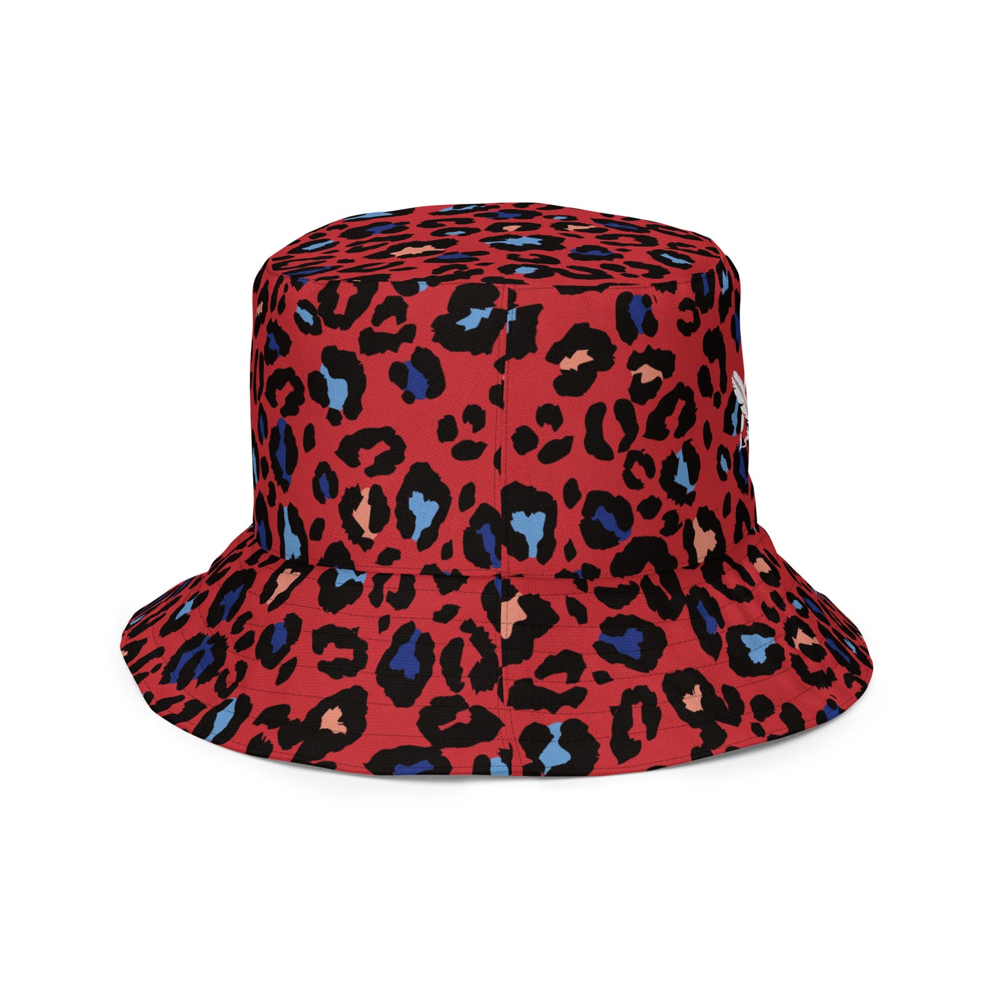 XCLUSIF POETIX RED LEOPARD Reversible bucket hat