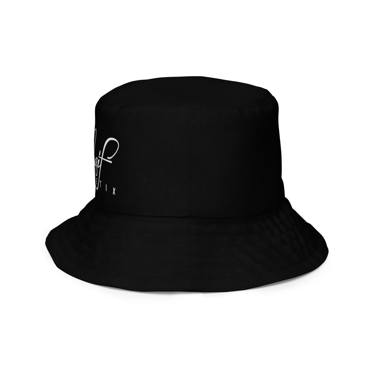 XCLUSIF POETIX BLACK Reversible bucket hat