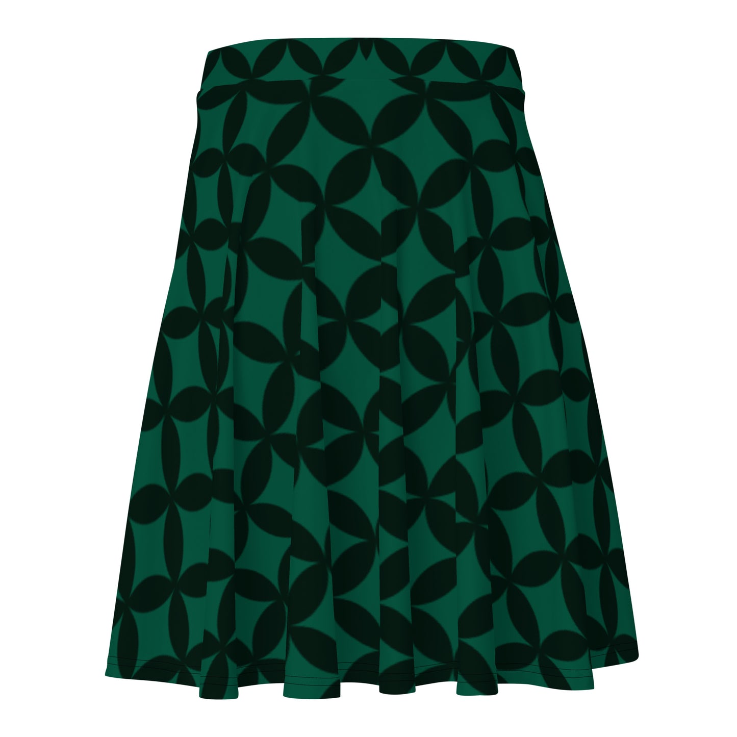 XCLUSIF POETIX LUXURY GREEN Skater Skirt