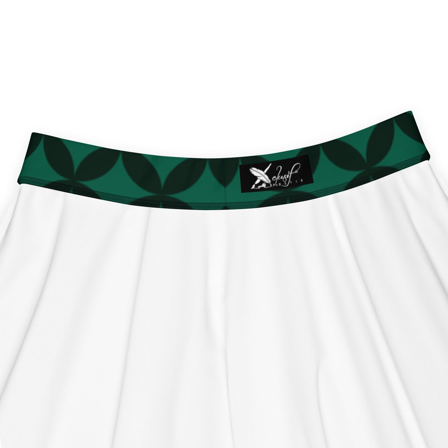 XCLUSIF POETIX LUXURY GREEN Skater Skirt