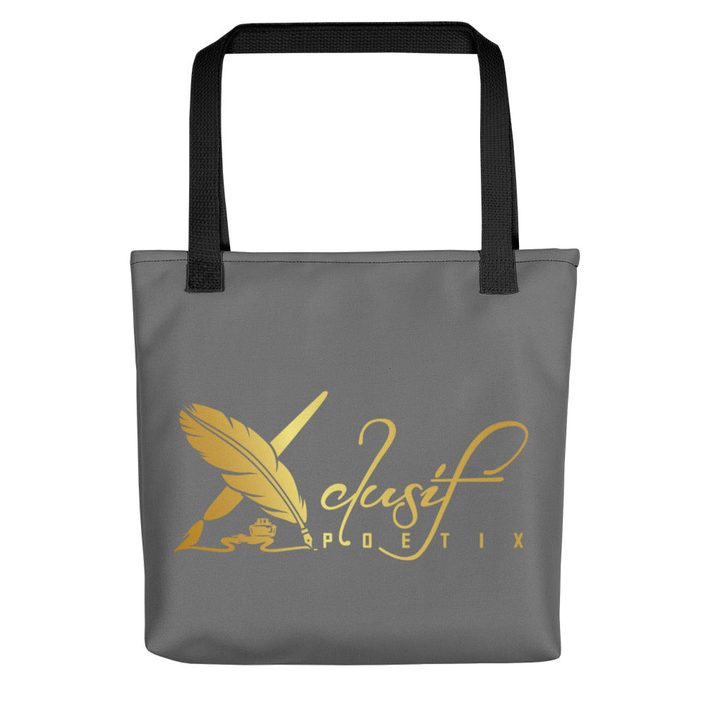 RICH BY XCLUSIF POETIX GREY & GOLD Tote bag