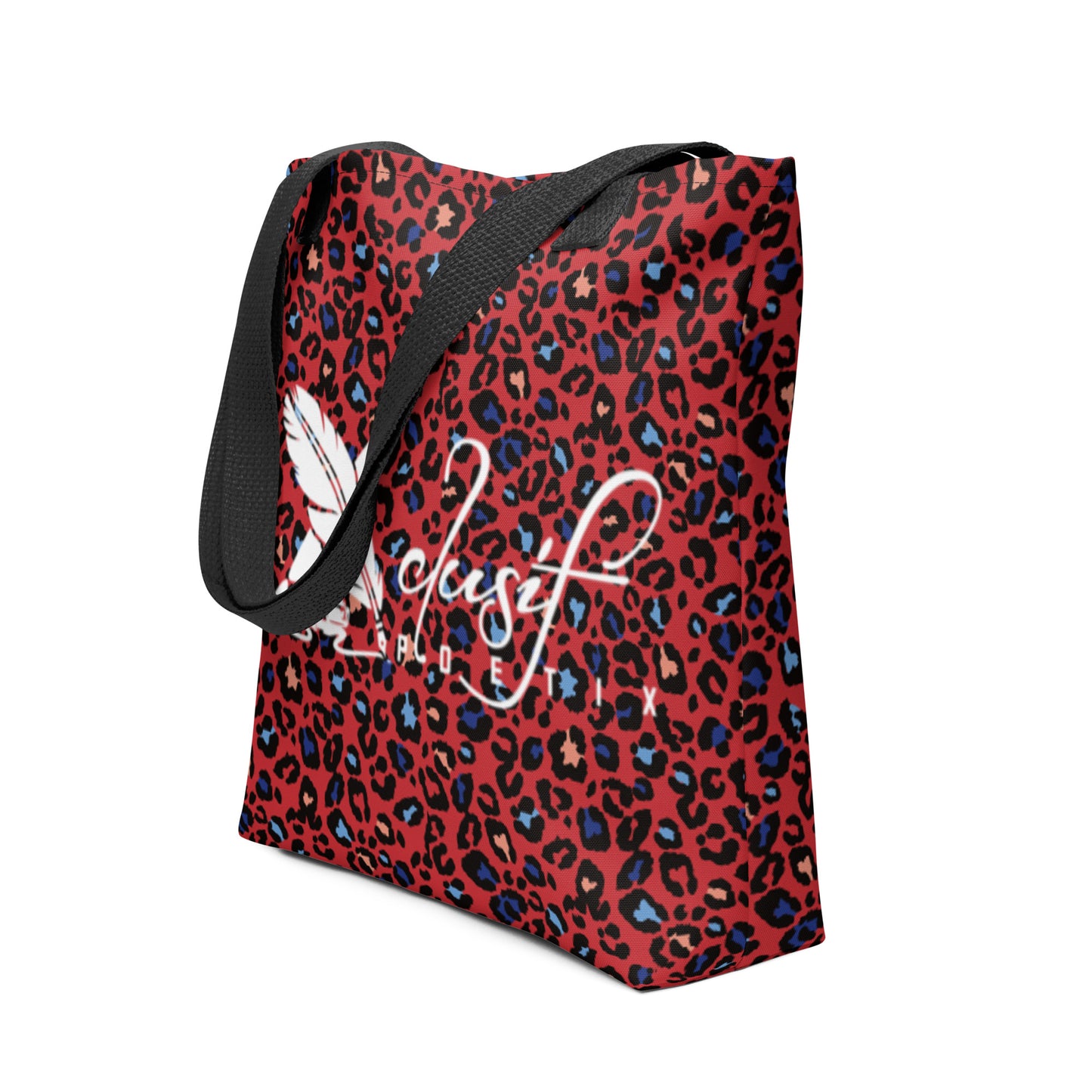 XCLUSIF POETIX RED LEOPARD Women's Tote bag