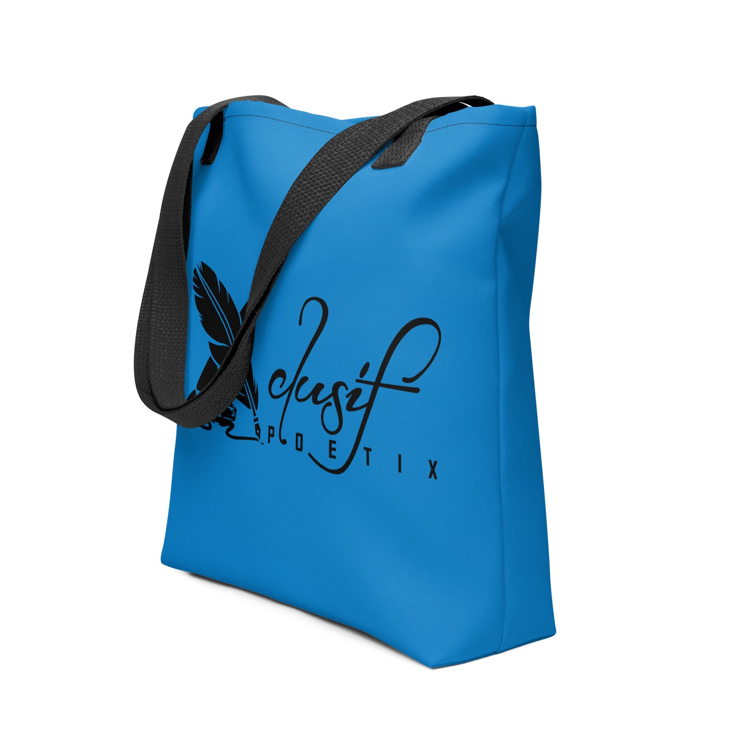 XCLUSIF POETIX BLUE & BLACK Tote bag