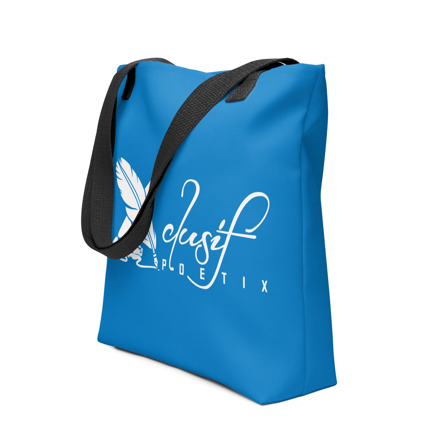 XCLUSIF POETIX BLUE & WHITE Tote bag