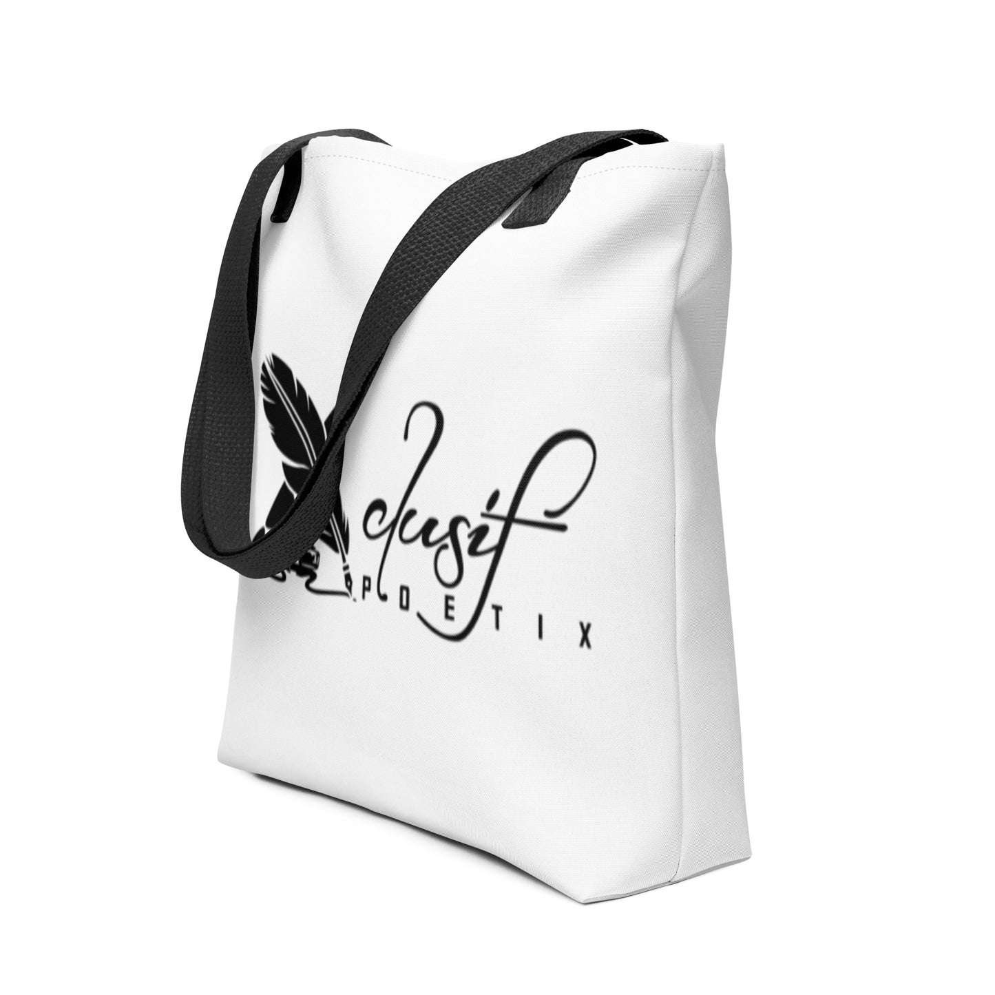 XCLUSIF POETIX WHITE & BLACK Tote bag