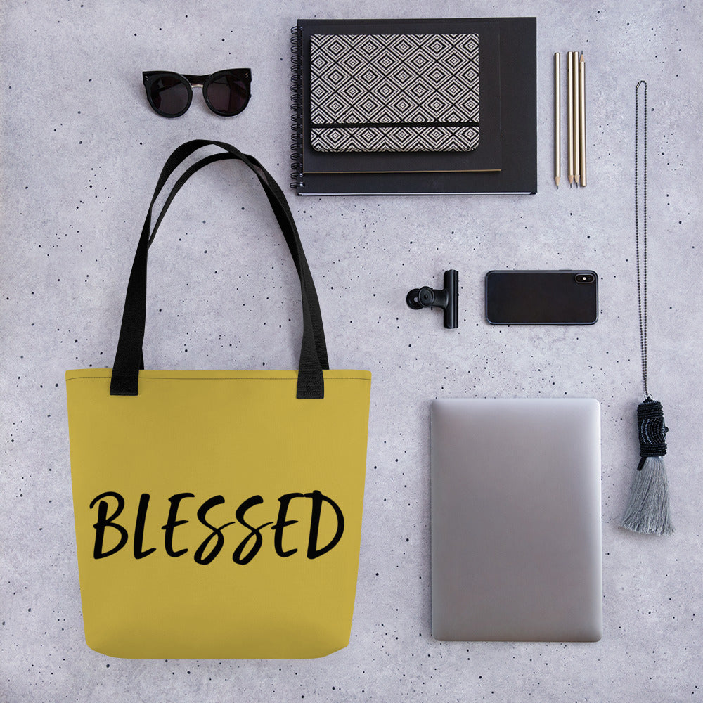 BLESSED BY XCLUSIF POETIX Tote bag