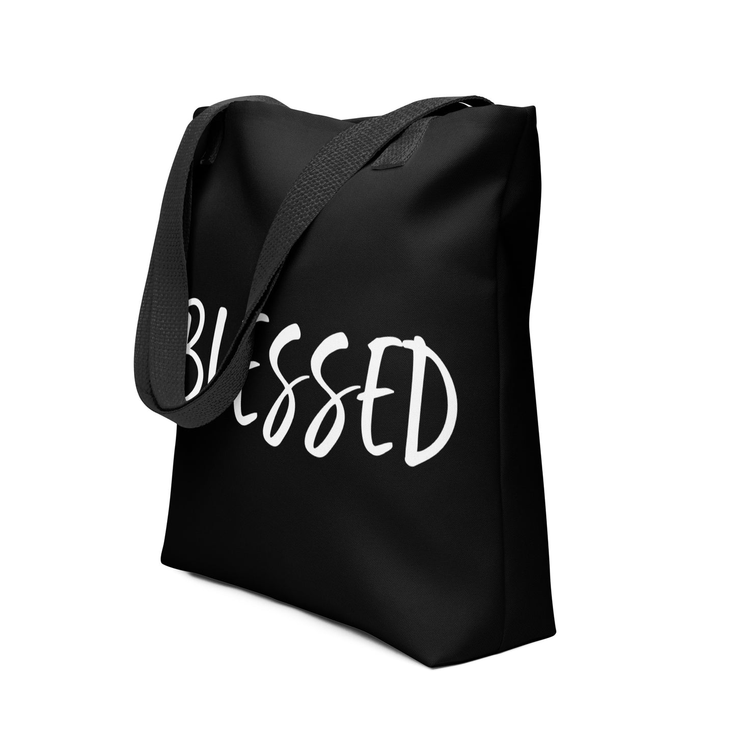 BLESSED BY XCLUSIF POETIX BLACK & WHITE Tote bag