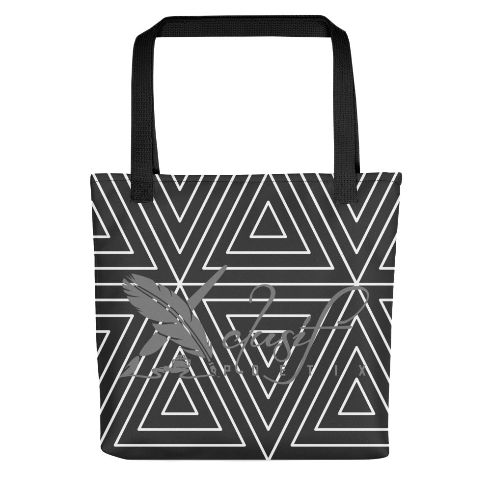 XCLUSIF POETIX BLACK TRIANGLE Women's Tote bag