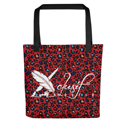 XCLUSIF POETIX RED LEOPARD Women's Tote bag