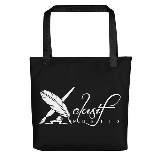 XCLUSIF POETIX BLACK & WHITE Tote bag