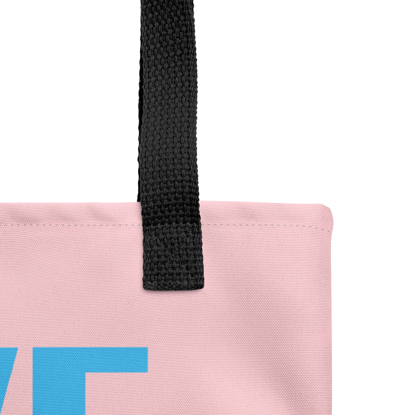 "LIVE FOR WHAT YOU LOVE" BY XCLUSIF POETIX PINK Tote bag