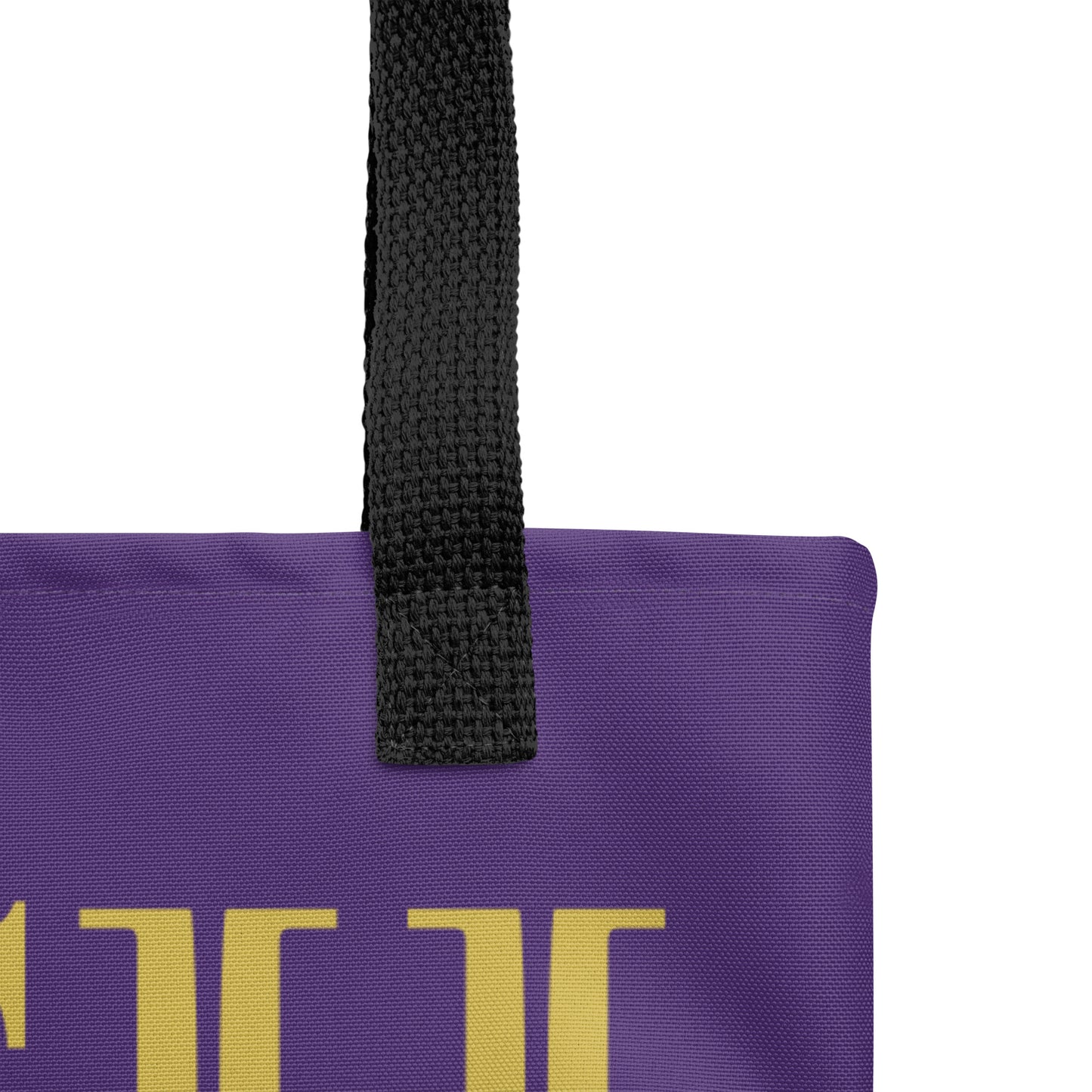 RICH BY XCLUSIF POETIX PURPLE & GOLD Tote bag