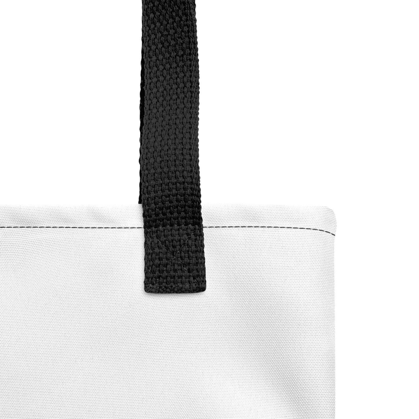 BLESSED BY XCLUSIF POETIX WHITE & GOLD Tote bag