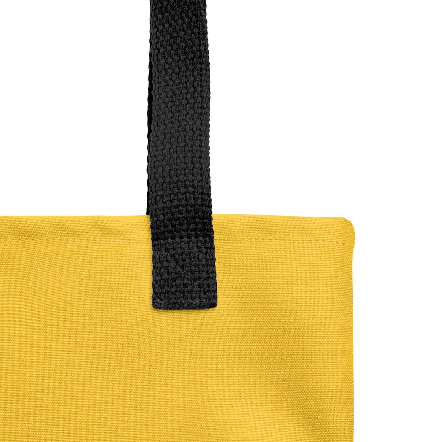 BLESSED BY XCLUSIF POETIX YELLOW & WHITE Tote bag