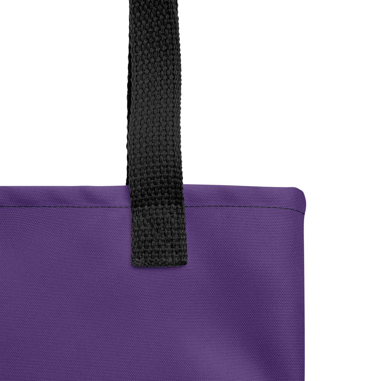 BLESSED BY XCLUSIF POETIX PURPLE & WHITE Tote bag