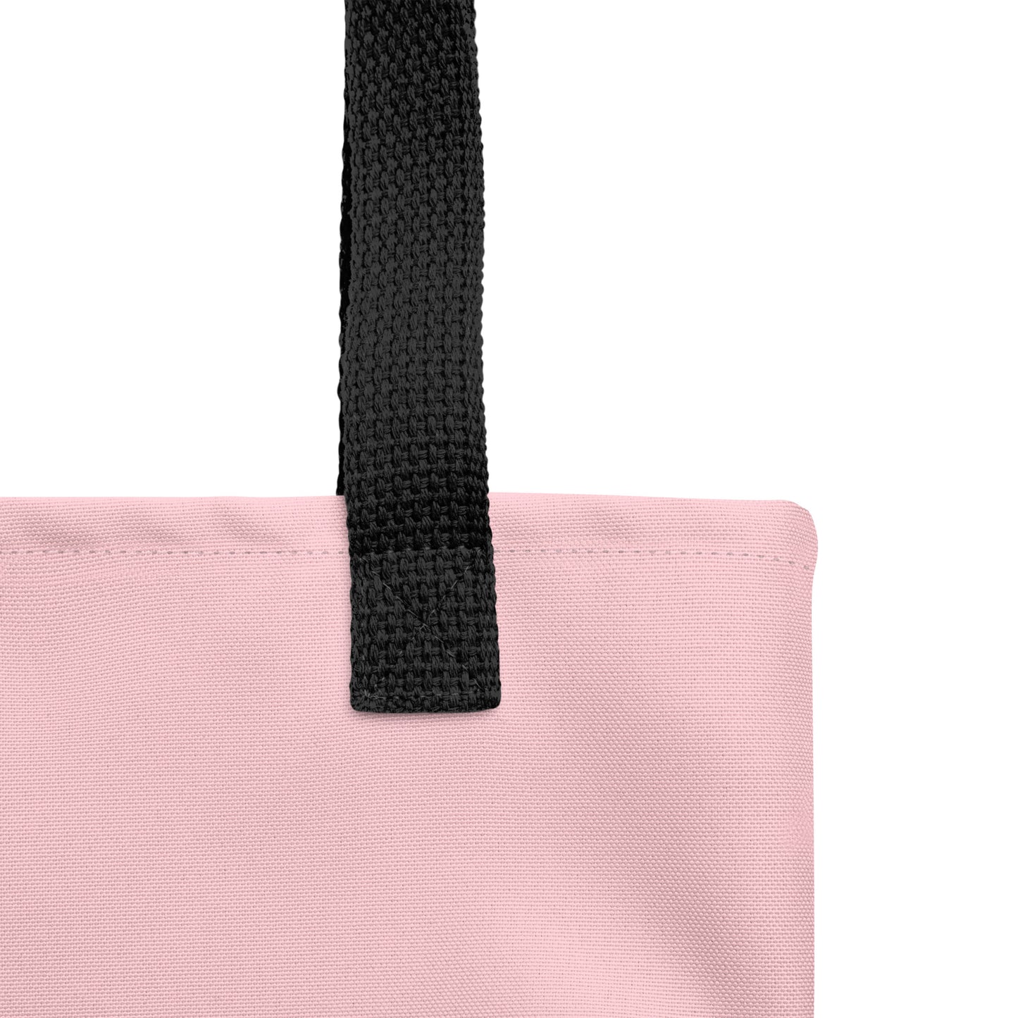 BLESSED BY XCLUSIF POETIX PINK & WHITE Tote bag