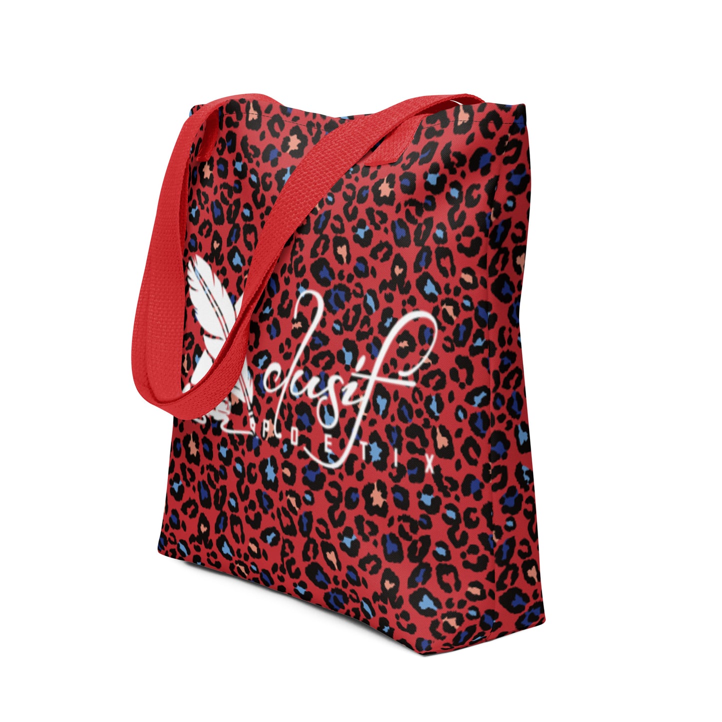 XCLUSIF POETIX RED LEOPARD Women's Tote bag