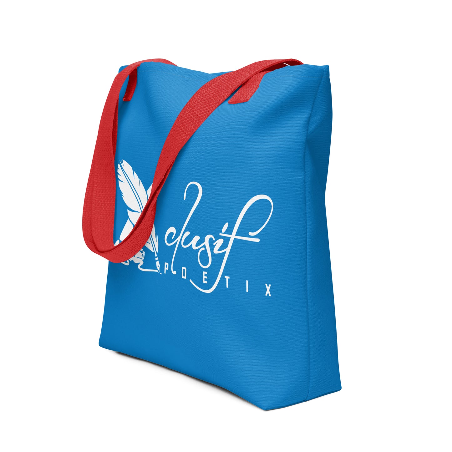 XCLUSIF POETIX BLUE & WHITE Tote bag