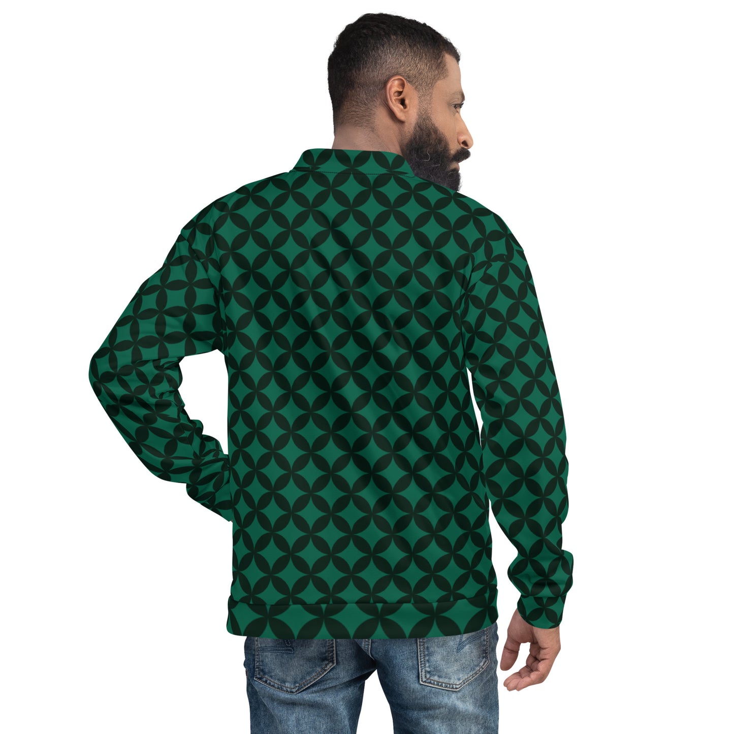 XCLUSIF POETIX LUXURY GREEN Unisex Bomber Jacket