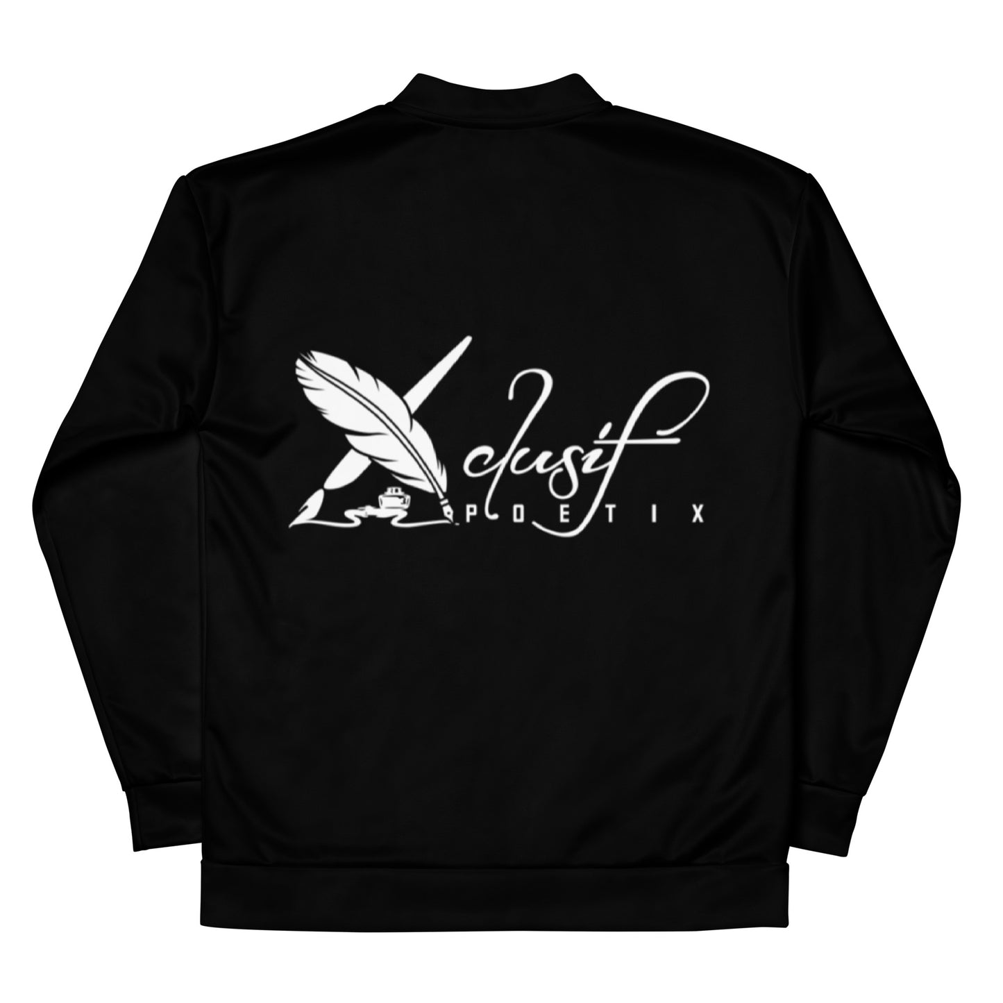 XCLUSIF POETIX BLACK & WHITE Unisex Bomber Jacket