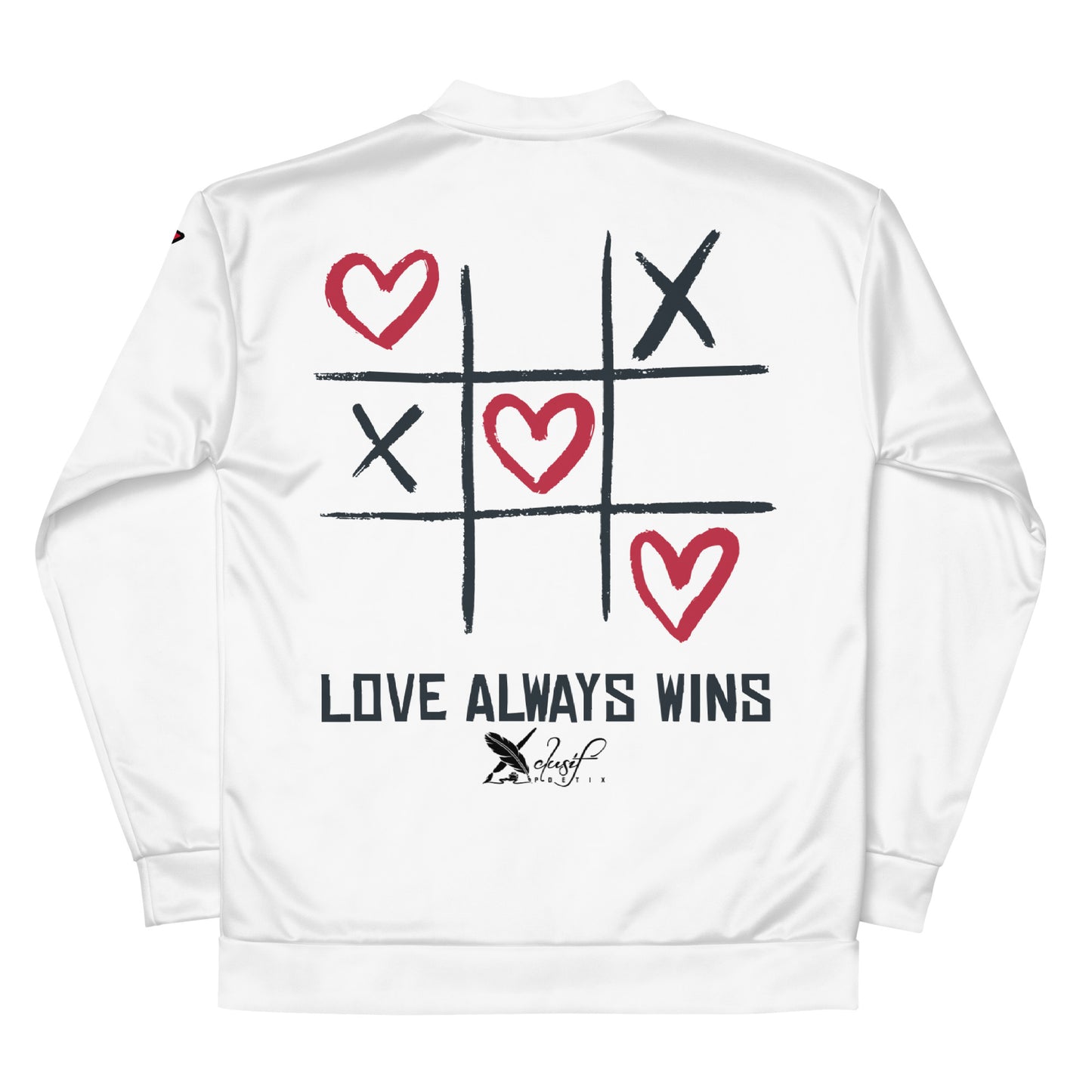 "LOVE ALWAYS WINS" BY XCLUSIF POETIX Unisex Bomber Jacket